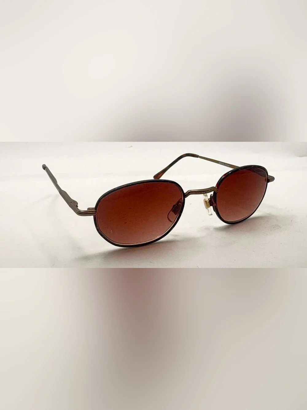 Purple Bronze Oval Sunglasses Frames Only